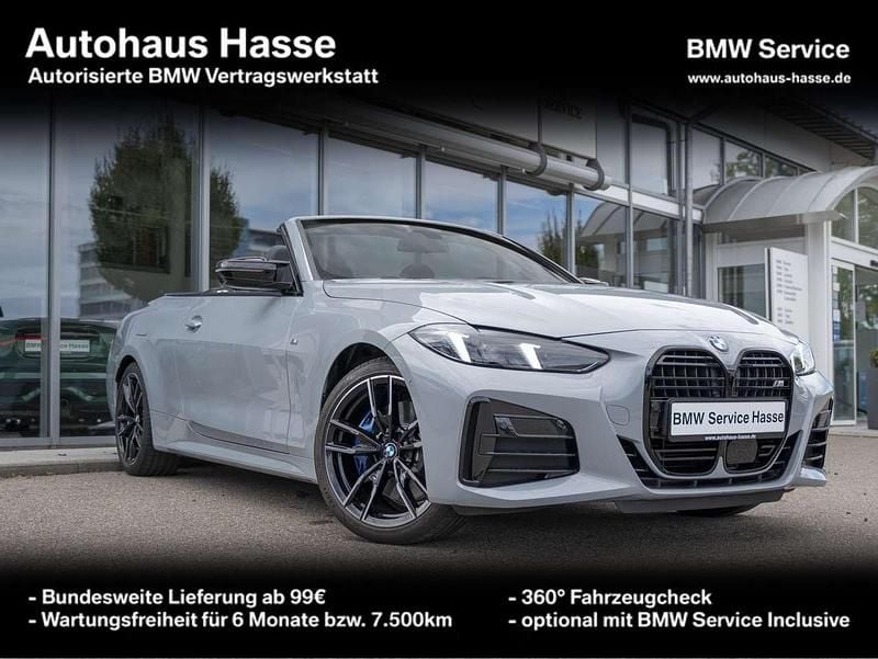 Brooklyn grau metallic Gebraucht 2024 BMW 440 M Sport Cabrio | 66.490 € (Teuer) - Bild 1/4
