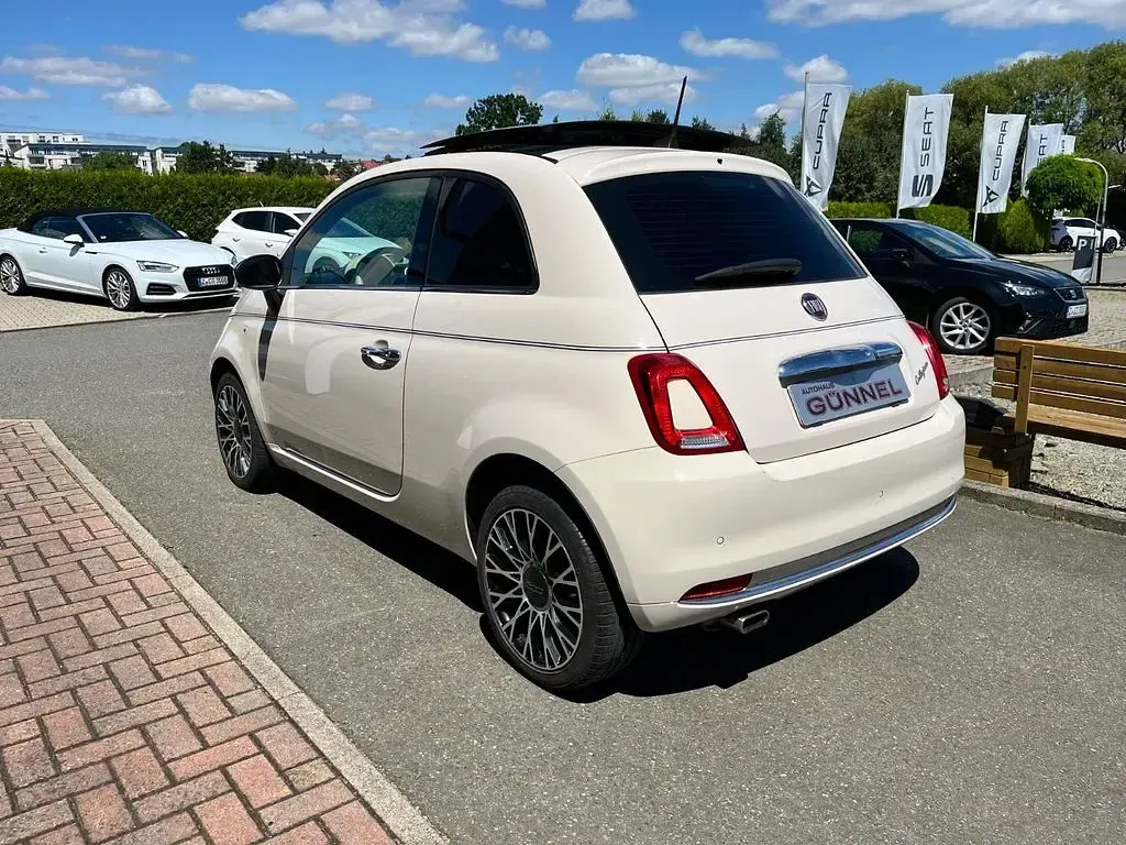 Gebraucht Fiat 500 Collezione 69 PS (50 kW) 2018 Beige Kleinwagen