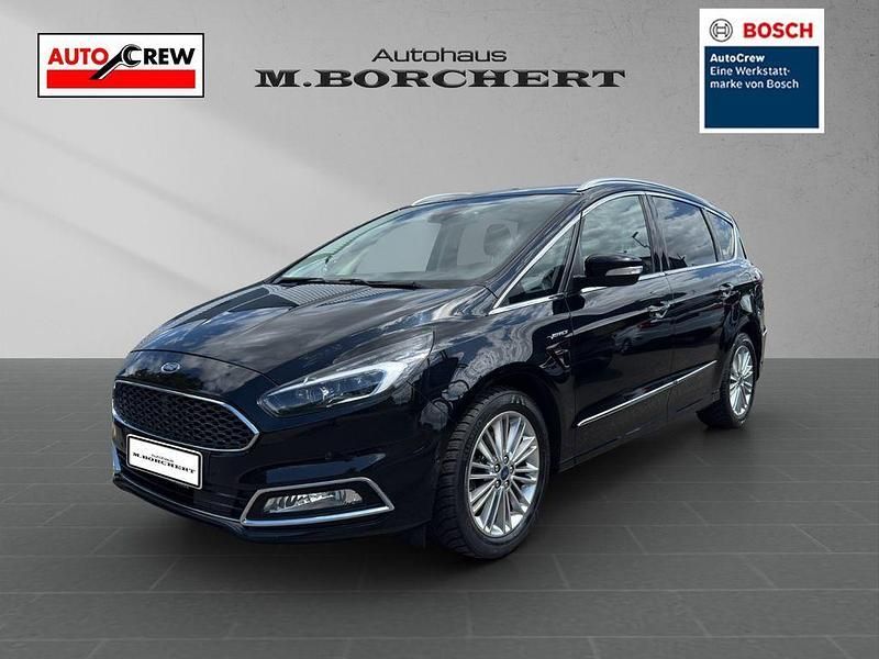 Schwarz Gebraucht 2018 Ford S-MAX Vignale Van / Kleinbus | 20.995 € (Etwas zu teuer) - Bild 1/4