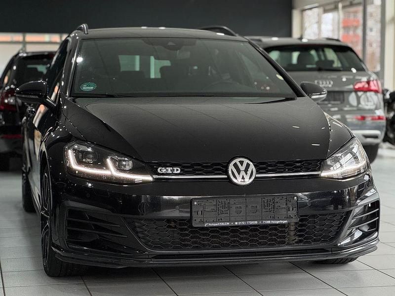Gebraucht VW Golf VII GTD 184 PS (135 kW) 2019 Schwarz Kombi