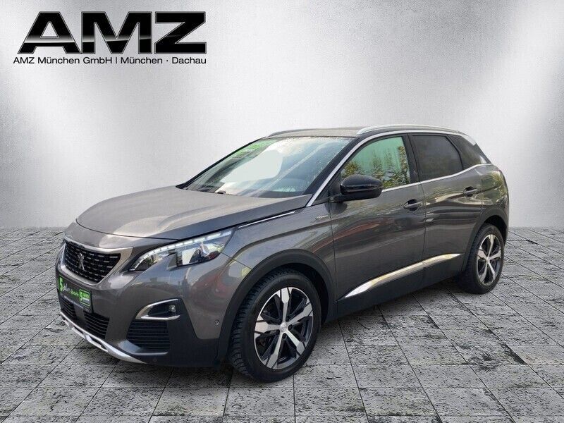 Platiniumgrau Gebraucht 2019 Peugeot 3008 GT-line | 20.990 € (Teuer) - Bild 1/4