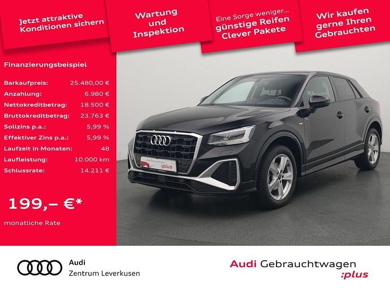 Mythosschwarz metallic Gebraucht 2021 Audi Q2 Ambiente SUV | 25.480 € (Fairer Preis) - Bild 1/4