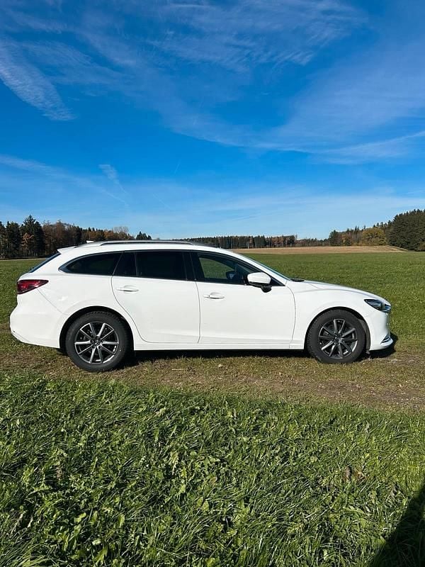 Gebraucht Mazda 6 Sports-Line 194 PS (142 kW) 2019 Weiß Kombi
