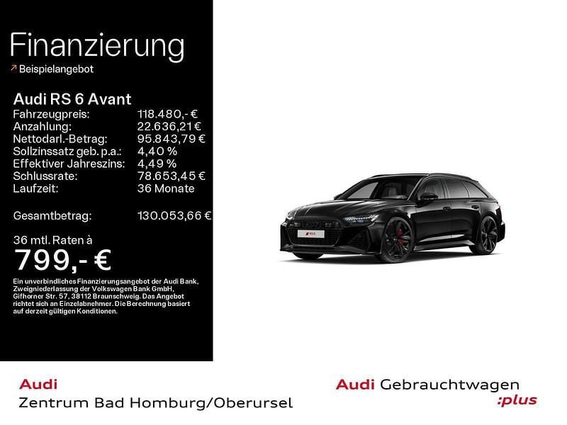 Gebraucht Audi RS6 Ambiente 600 PS (441 kW) 2025 Schwarz Kombi