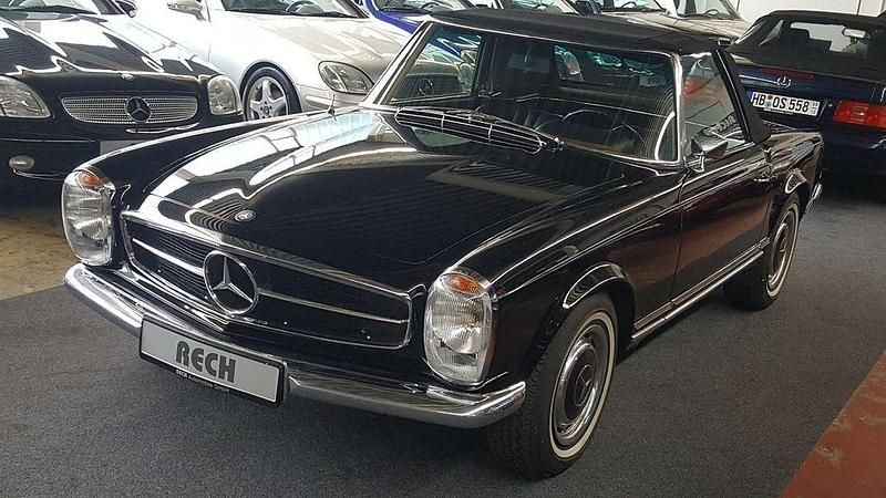 Gebraucht Mercedes 250 150 PS (110 kW) 1968 Schwarz Cabrio