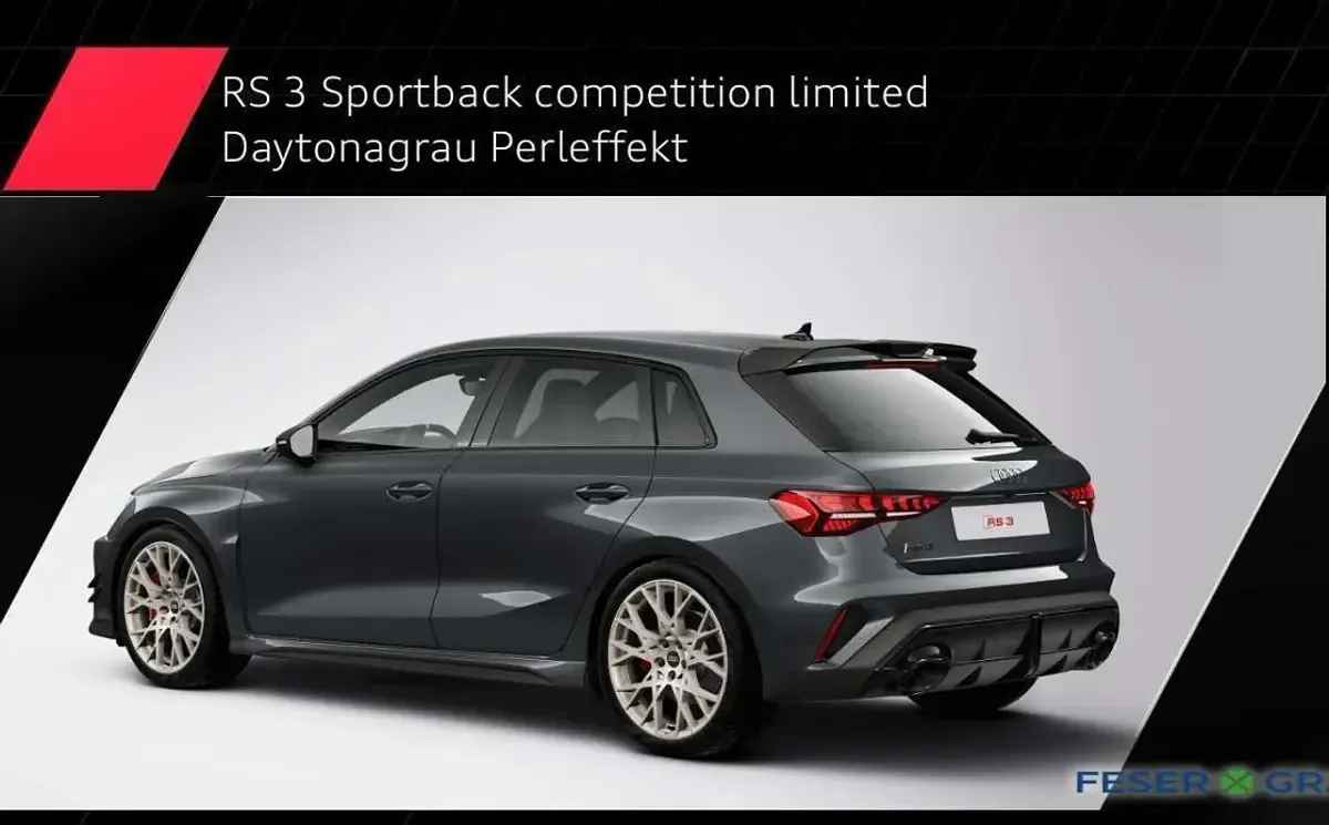 Neu Audi RS3 Competition 400 PS (294 kW) 2026 Daytonagrau perleffekt Limousine