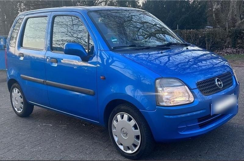 Gebraucht Opel Agila 75 PS (55 kW) 2001 Blau Van / Kleinbus