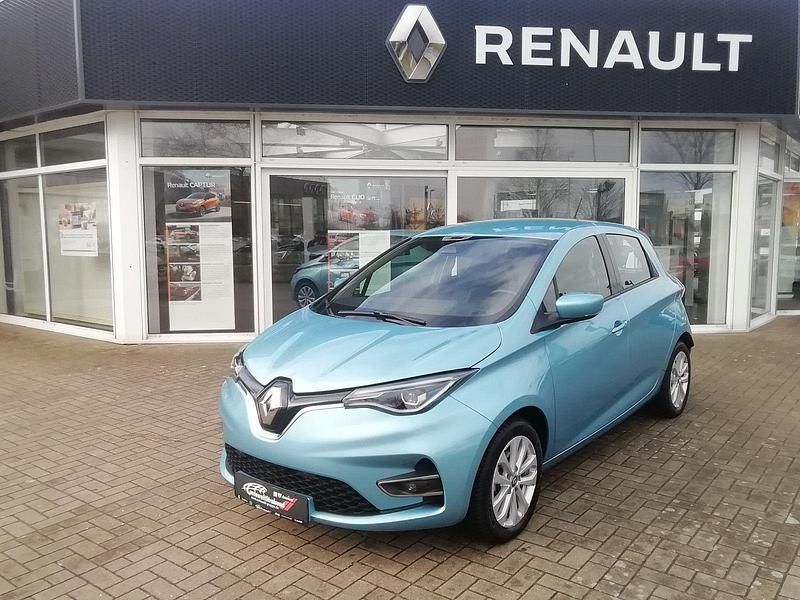 Blau (metallic) Gebraucht 2021 Renault Zoe Experience Kleinwagen | 23.690 € - Bild 1/4