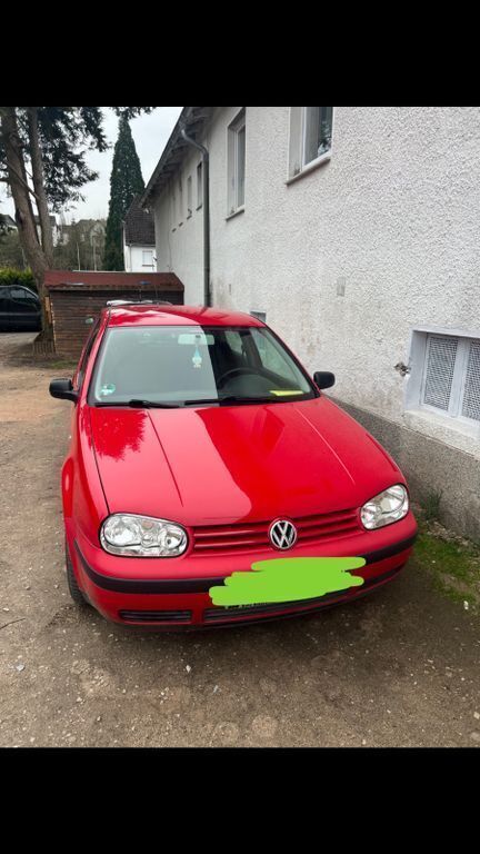 Rot Gebraucht 2001 VW Golf IV Basis Limousine | 550 € (Superpreis) - Bild 1/4