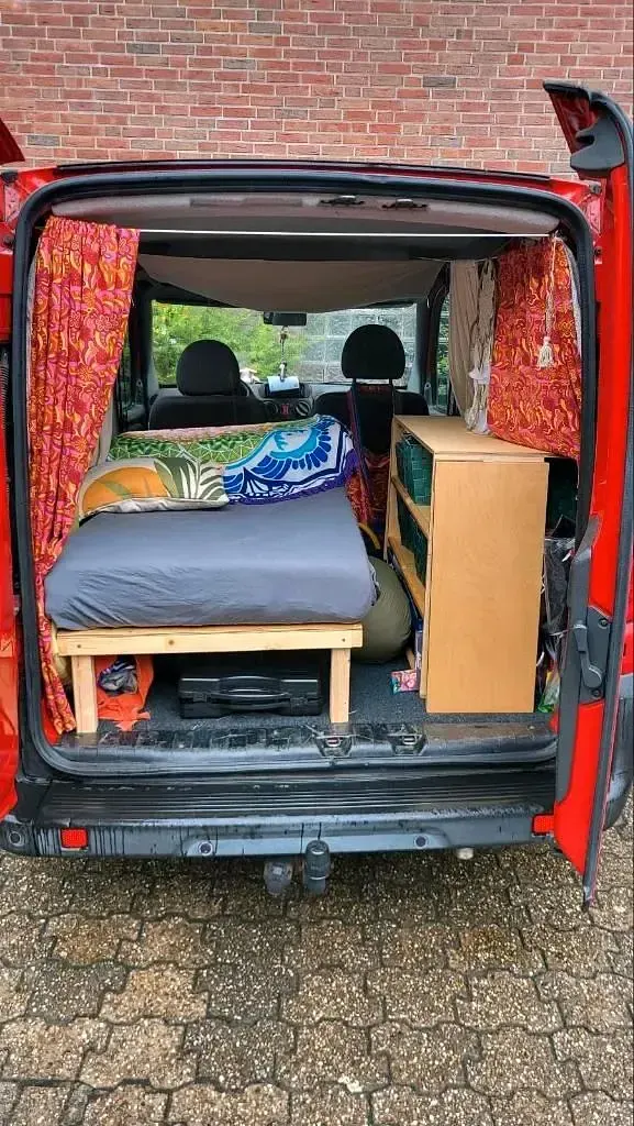 Gebraucht Fiat Doblò 77 PS (56 kW) 2006 Rot Van / Kleinbus
