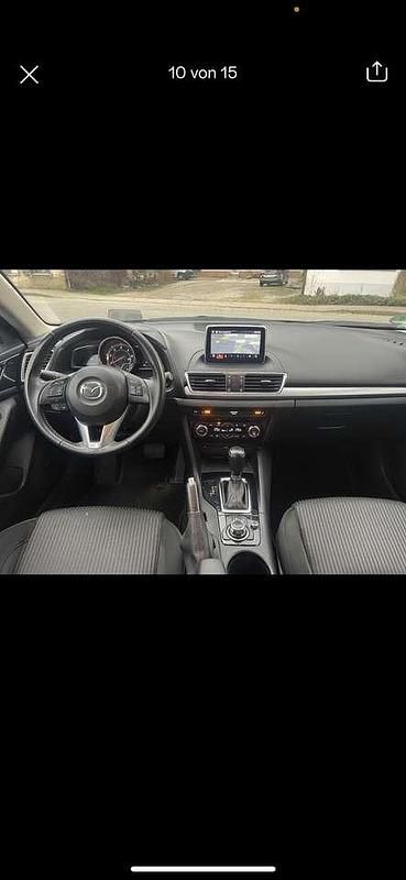 Schwarz Gebraucht 2014 Mazda 3 Center-Line Limousine | 6.500 € (Etwas zu teuer) - Bild 1/2