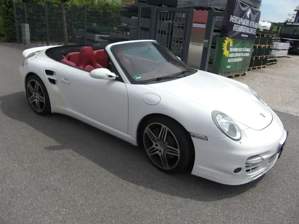 Gebraucht Porsche 997 Turbo 480 PS (353 kW) 2007 Weiß Cabrio