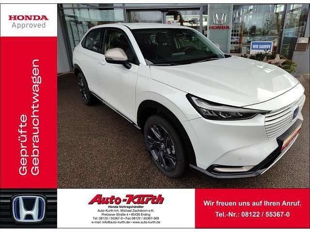 Platinum white met. Gebraucht 2022 Honda HR-V Advance SUV | 26.990 € (Fairer Preis) - Bild 1/3