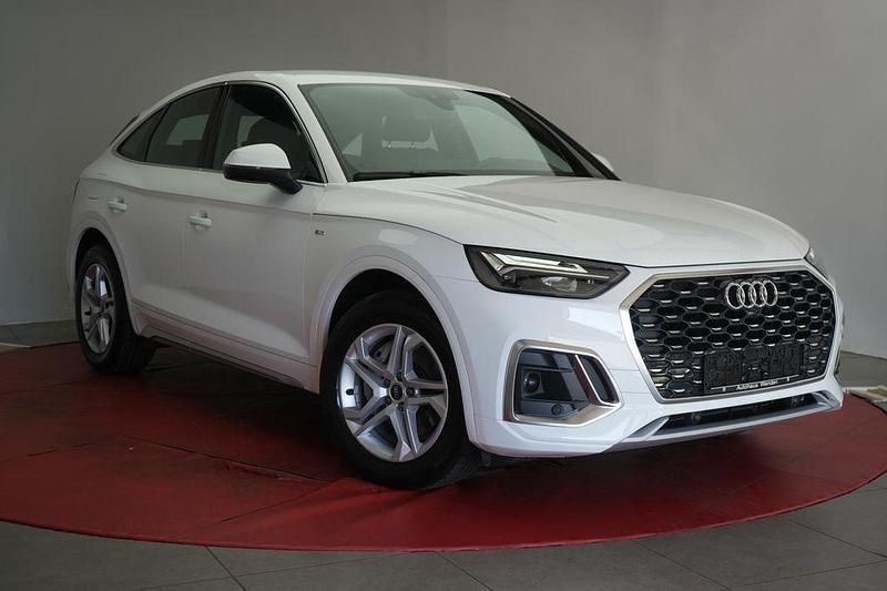 Ibis white Gebraucht 2023 Audi Q5 Sportback S-Line SUV | 41.990 € (Superpreis) - Bild 1/4