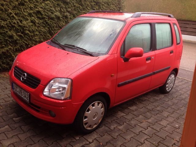 Rot Gebraucht 2002 Opel Agila Color Edition Kleinwagen | 980 € (Fairer Preis) - Bild 1/1