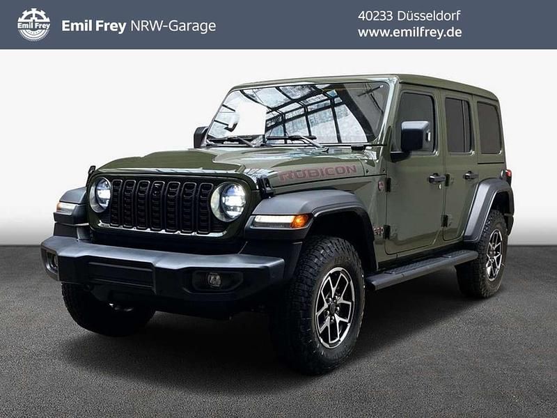 Grün Gebraucht 2024 Jeep Wrangler Unlimited Rubicon SUV | 62.990 € (Fairer Preis) - Bild 1/3