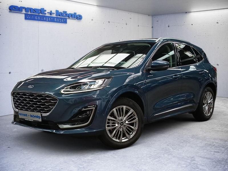 Blau Gebraucht 2021 Ford Kuga Vignale SUV | 24.590 € (Fairer Preis) - Bild 1/4