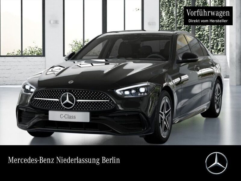 Unilack schwarz Gebraucht 2024 Mercedes C300e AMG Limousine | 53.800 € (Etwas zu teuer) - Bild 1/4