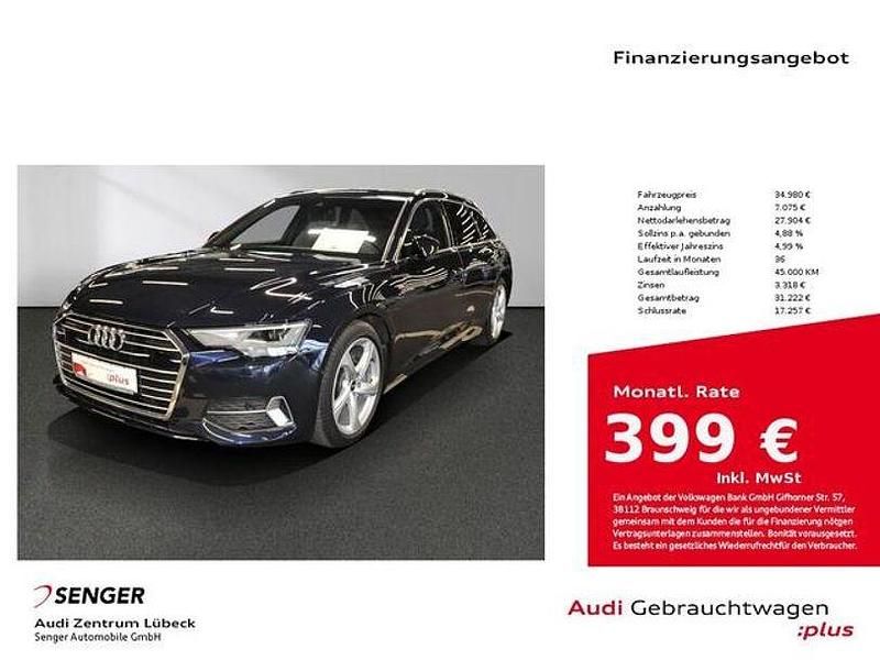 Gebraucht Audi A6 Design 204 PS (150 kW) 2022 Firmamentblau metallic Kombi