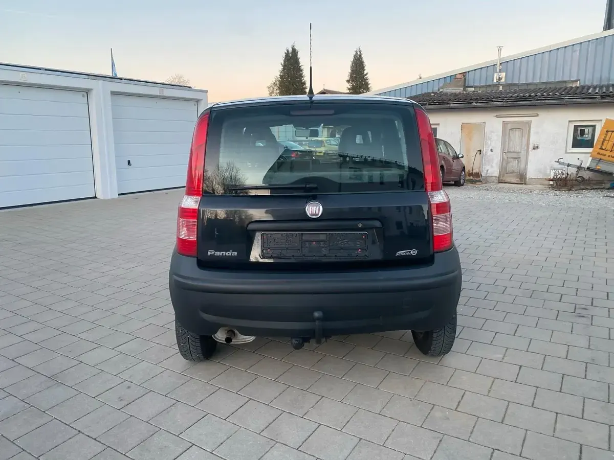 Gebraucht Fiat Panda 2009 Schwarz Kleinwagen