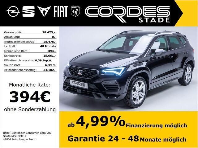 Gebraucht Seat Ateca FR 150 PS (110 kW) 2022 Schwarz SUV