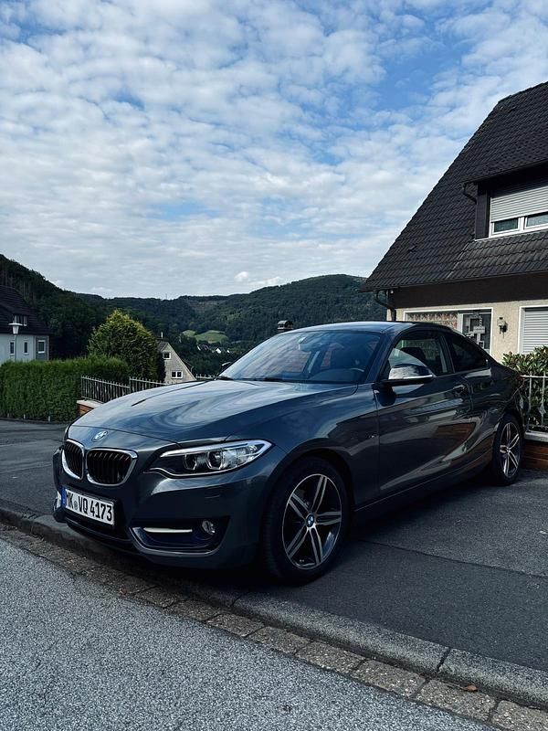 Grau Gebraucht 2015 BMW 218 Coupé | 15.500 € (Etwas zu teuer) - Bild 1/4