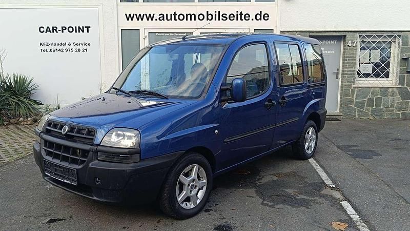 Gebraucht Fiat Doblò Family 103 PS (75 kW) 2005 Blau Van / Kleinbus