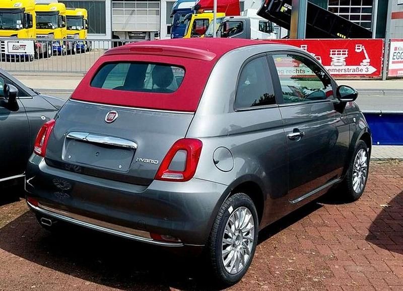 Grau / dach rot Neu 2024 Fiat 500C Cabrio | 20.940 € (Teuer) - Bild 1/1