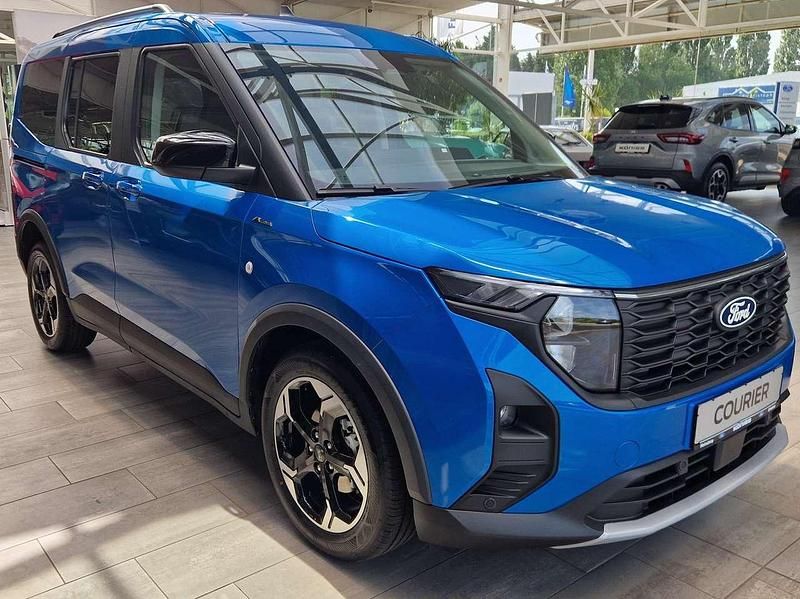 Neu Ford Tourneo Courier Active 125 PS (91 kW) 2025 Digital aqua blue Van / Kleinbus
