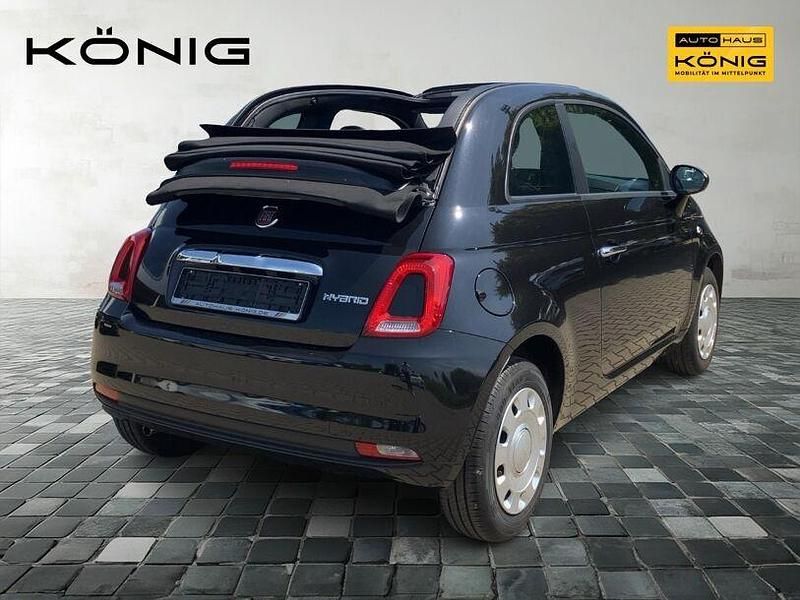 Gebraucht Fiat 500C 69 PS (50 kW) 2023 Vesuvio schwarz metallic Cabrio