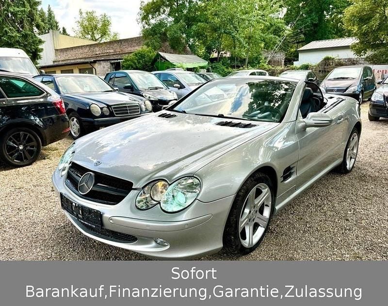 Gebraucht Mercedes SL500 306 PS (225 kW) 2003 Silber (metallic) Cabrio