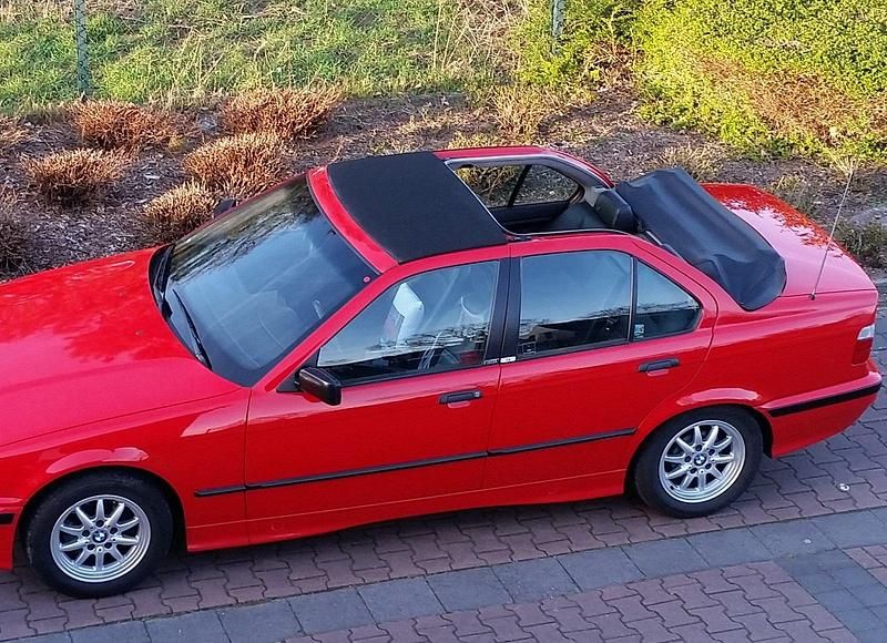 Gebraucht BMW 316 102 PS (75 kW) 1995 Rot Cabrio
