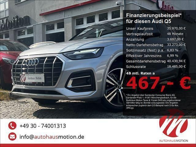 Florettsilber metallic Gebraucht 2021 Audi Q5 Advanced SUV | 35.970 € (Etwas zu teuer) - Bild 1/4