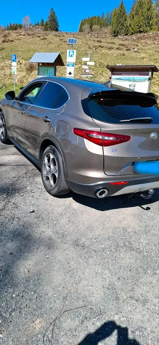 Gebraucht Alfa Romeo Stelvio 180 PS (132 kW) 2018 Braun SUV