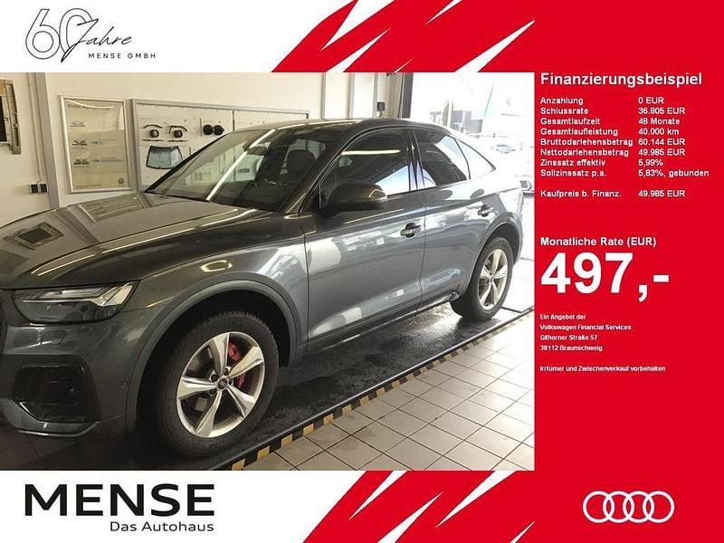 Daytonagrau perleffekt Gebraucht 2024 Audi Q5 Sportback S-Line SUV | 49.985 € (Fairer Preis) - Bild 1/4