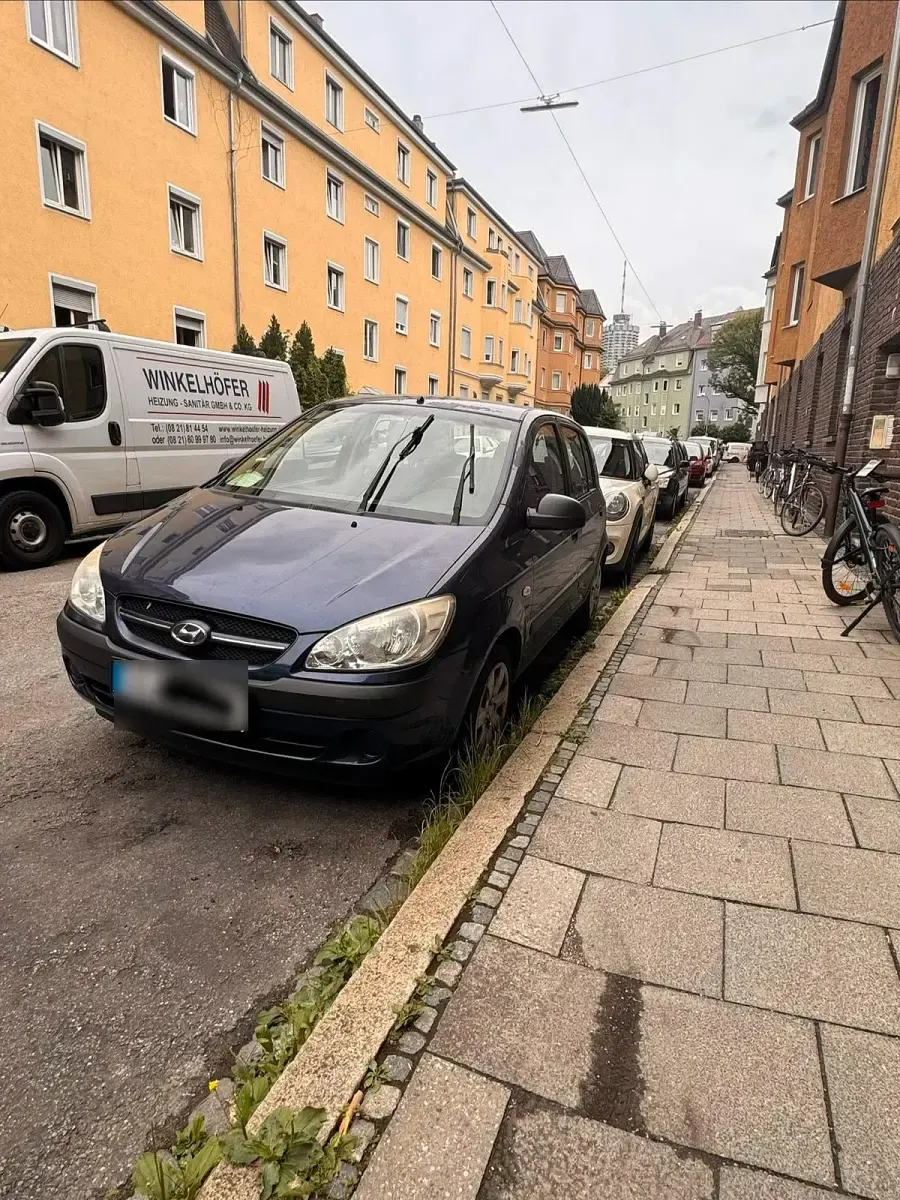 Gebraucht Hyundai Getz 55 PS (40 kW) 2008 Blau Kleinwagen