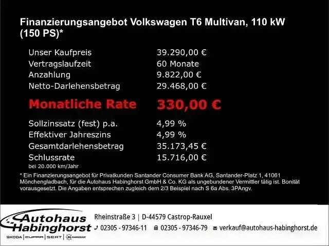 Gebraucht VW Multivan Generation Six 2019 Andere Van / Kleinbus