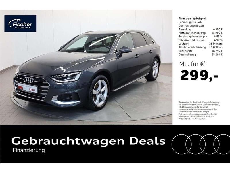 Grau Gebraucht 2022 Audi A4 Advanced Kombi | 31.480 € (Etwas zu teuer) - Bild 1/4