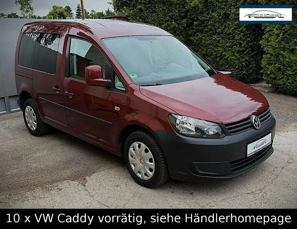 Gebraucht VW Caddy 105 PS (77 kW) 2012 Rot Van / Kleinbus