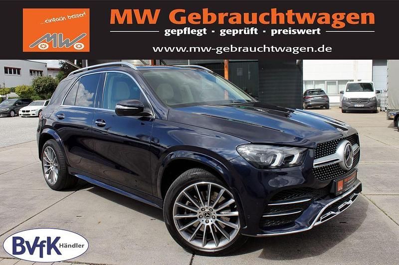 Cavansitblau metallic Gebraucht 2022 Mercedes GLE400 AMG line SUV | 64.990 € (Guter Preis) - Bild 1/3