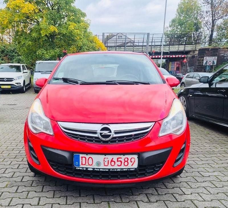 Rot Gebraucht 2013 Opel Corsa Active Kleinwagen | 3.300 € (Superpreis) - Bild 1/4