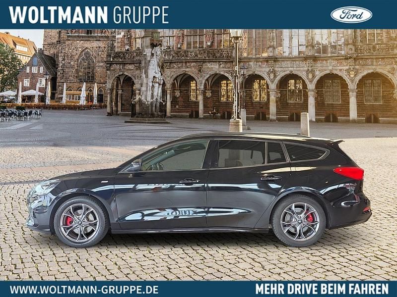 Gebraucht Ford Focus ST-Line X 125 PS (91 kW) 2021 Obsidianschwarz metallic Limousine
