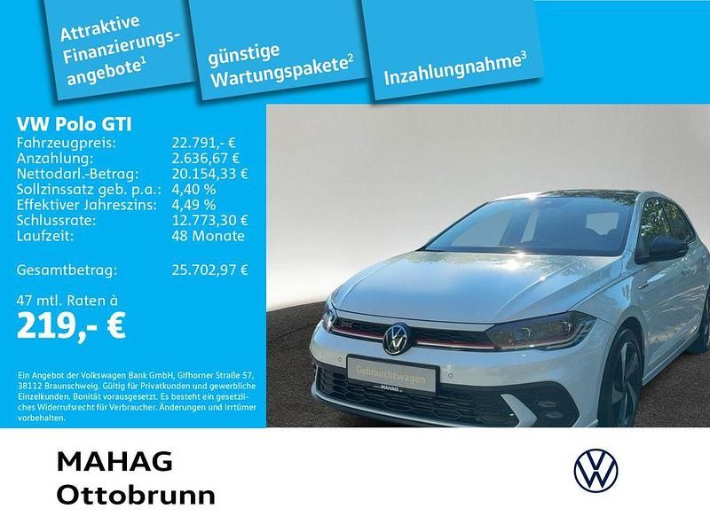 Weiß Gebraucht 2022 VW Polo GTI Limousine | 22.791 € (Guter Preis) - Bild 1/2