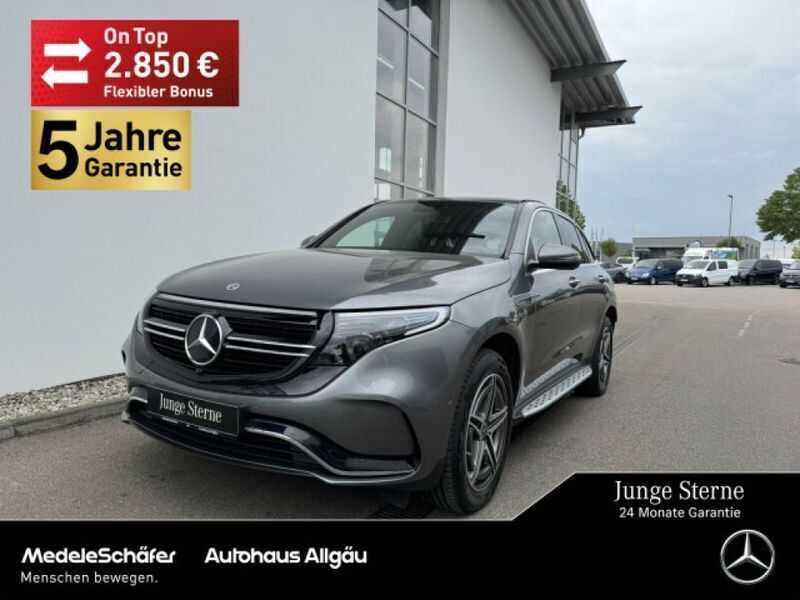 Lack selenitgrau (metallic) Gebraucht 2022 Mercedes EQC400 AMG SUV | 37.469 € (Fairer Preis) - Bild 1/4
