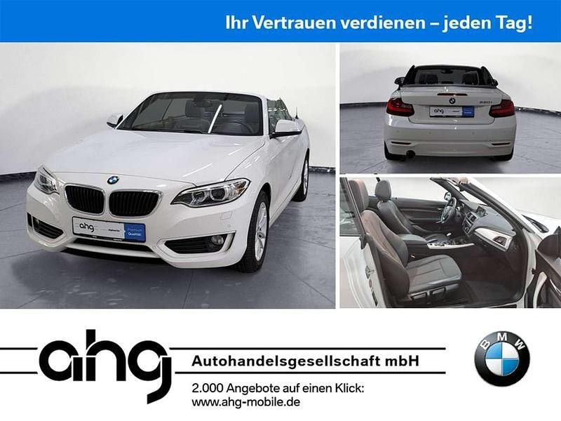 Weiß Gebraucht 2016 BMW 220 Sport Line Cabrio | 17.930 € (Fairer Preis) - Bild 1/4