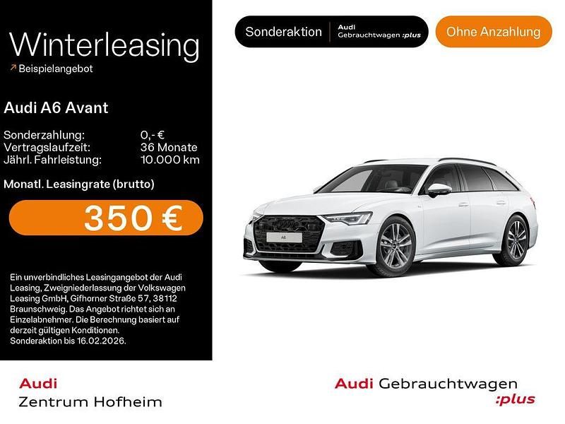 Gletscherweiß metallic Gebraucht 2025 Audi A6 S-Line Kombi | 49.490 € (Guter Preis) - Bild 1/2