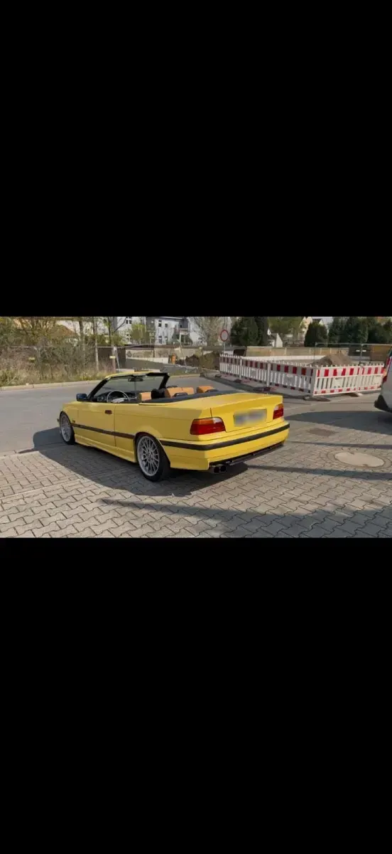 Gebraucht BMW 325 Cabriolet Basis 192 PS (141 kW) 1994 Gelb Cabrio