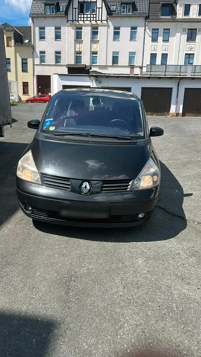 Gebraucht Renault Espace 117 PS (86 kW) 2008 Schwarz Van / Kleinbus