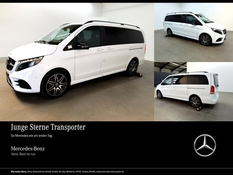 Bergkristallweiß metallic Gebraucht 2024 Mercedes V220 AMG Van / Kleinbus | 60.830 € (Fairer Preis) - Bild 1/4