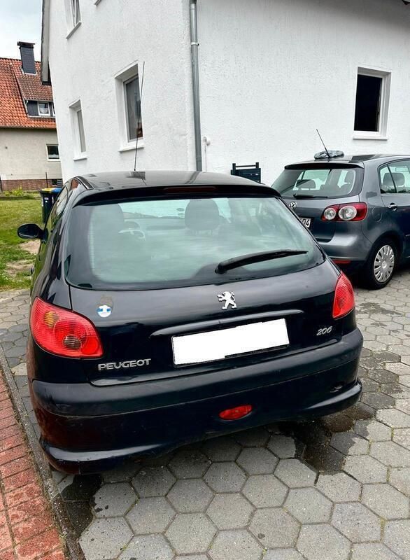 Schwarz Gebraucht 2004 Peugeot 206 Kleinwagen | 499 € (Superpreis) - Bild 1/4